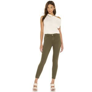 L'AGENCE Margot High Rise Skinny Jeans‎ in Olive Night size 29